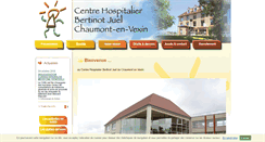 Desktop Screenshot of ch-chaumontenvexin.fr